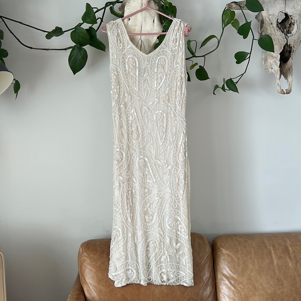 Hand Beaded Gown
